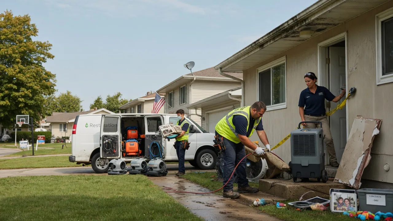 Water Damage Restoration in Belpre, KS near me